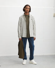 Load image into Gallery viewer, SEINFIELD CLOUD COTTON SHIRT DARK GREEN WHITE