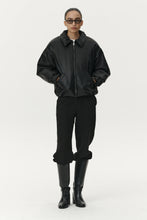 Load image into Gallery viewer, BOMBER FAUX LEATHER