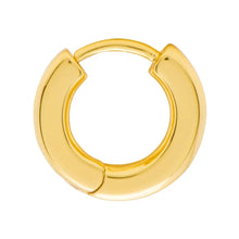 Load image into Gallery viewer, BUCKLE HOOPS LARGE PAIR GOLD
