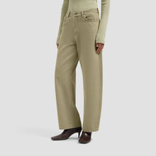 Load image into Gallery viewer, MONOGRAM BARREL LEG DENIM PANT