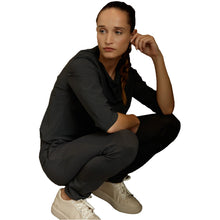 Load image into Gallery viewer, OEKE ONEPIECE HEAVY AND MEDIUM JERSEY ANTRACITE