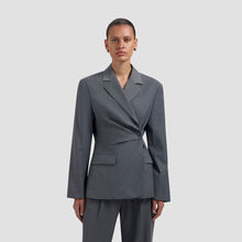 Load image into Gallery viewer, WOOL ASYMMETRIC BLAZER