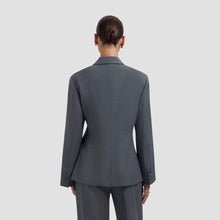Load image into Gallery viewer, WOOL ASYMMETRIC BLAZER