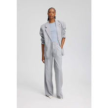 Load image into Gallery viewer, PAULAGZ PINSTRIPE MW WIDE PANTS