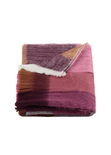 Load image into Gallery viewer, SCARVE BLOCKED WINE RED, GRAPE AND NATURALS