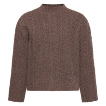 Load image into Gallery viewer, LAMBSWOOL CABLE CREW NECK