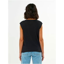 Load image into Gallery viewer, LOOSE FOLD UP LINEN T-SHIRT