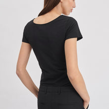 Load image into Gallery viewer, COTTON SHORT SLEEVE TOP