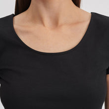 Load image into Gallery viewer, COTTON SHORT SLEEVE TOP