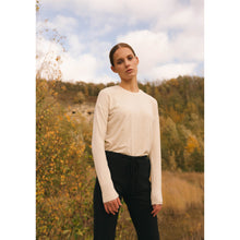 Load image into Gallery viewer, TROUSERS BRIES BLACK HEAVY JERSEY