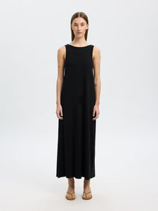 ANOLA LOW BACK ANKLE DRESS