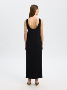 ANOLA LOW BACK ANKLE DRESS
