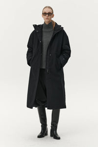 ROOMY LONG TUBE COAT