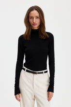 Load image into Gallery viewer, RIB MOCK NECK TOP
