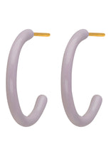 Load image into Gallery viewer, COLOR HOOPS MEDIUM PAIR
