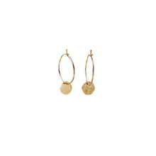 Load image into Gallery viewer, EARRINGS BUBBLE HOOPS SMALL
