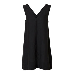 LINNA SL SHORT LINEN DRESS
