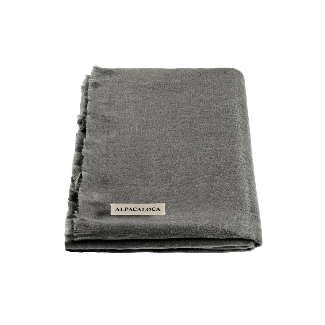 SLIM SCARF DARK GREY