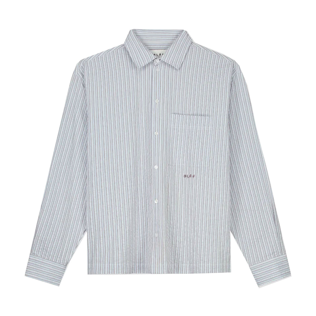 SEERSUCKER BOXY SHIRT