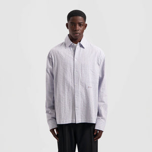 SEERSUCKER BOXY SHIRT