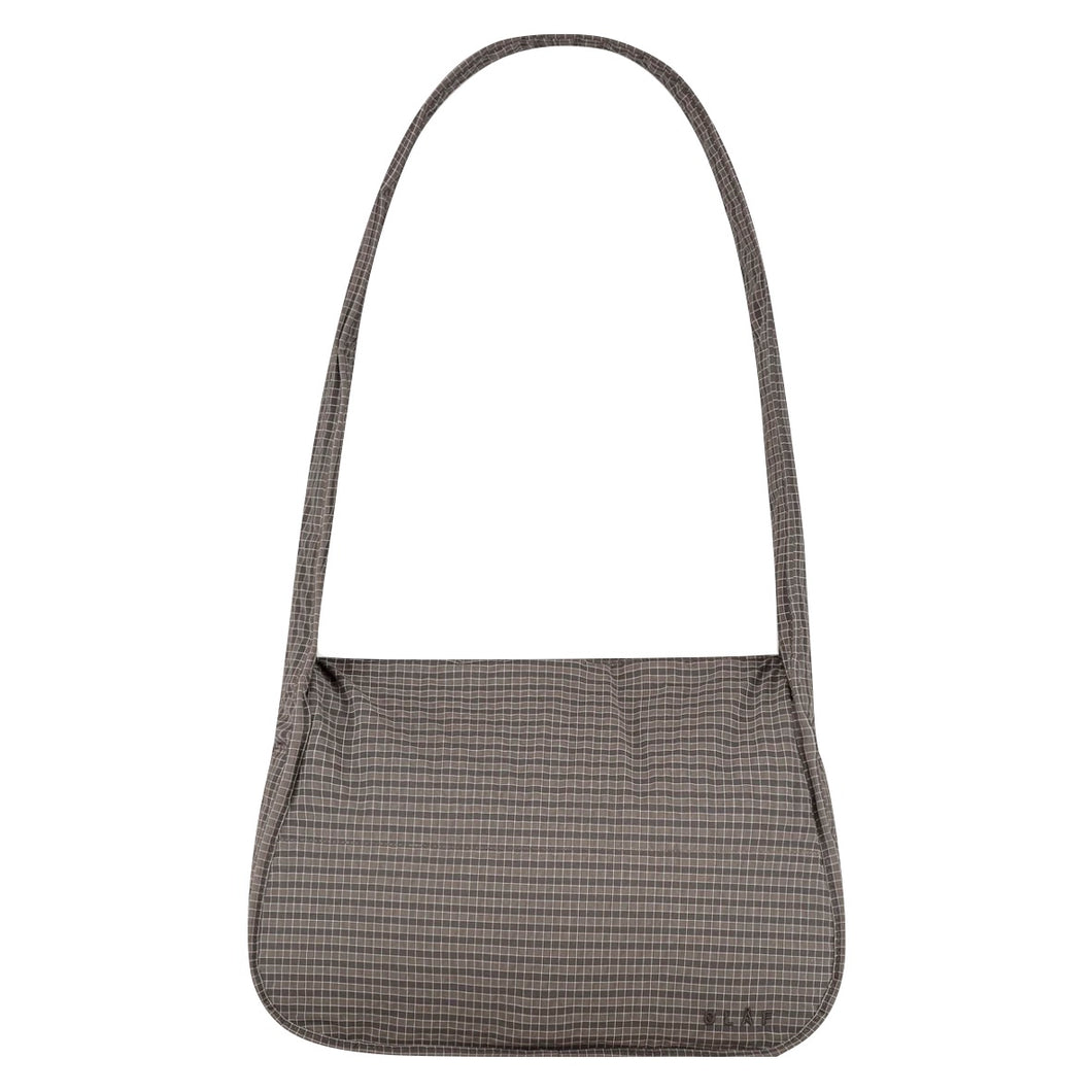 CHECKED PADDED TOTE BAG