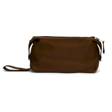Load image into Gallery viewer, WASH BAG DARK BROWN
