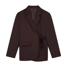 Load image into Gallery viewer, TIE DETAIL TAILORED BLAZER
