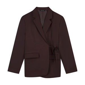 TIE DETAIL TAILORED BLAZER