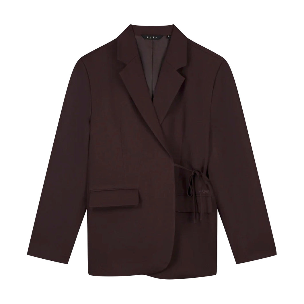 TIE DETAIL TAILORED BLAZER