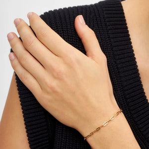 PAPERCLIP BRACELET GOLD