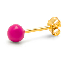 Load image into Gallery viewer, COLOR BALL MEDIUM EARRING 1 PCS
