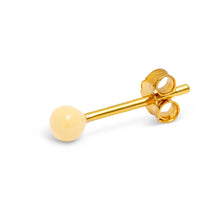 Load image into Gallery viewer, COLOR BALL EARRING 1 PCS SOFT YELLOW

