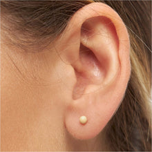 Load image into Gallery viewer, COLOR BALL EARRING 1 PCS SOFT YELLOW
