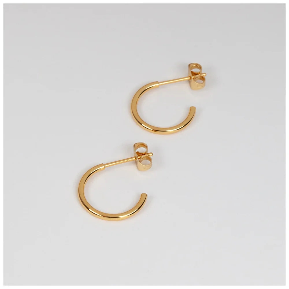 NON HOOPS SMALL PAIR GOLD