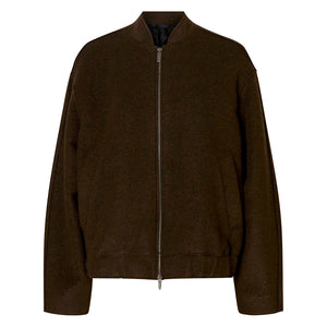 SLFREIGN WOOL BLEND BOMBER JACKET