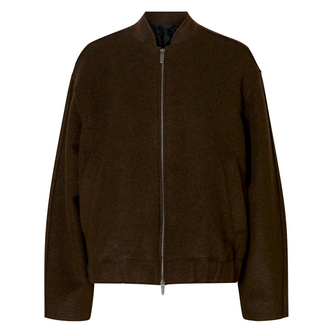 SLFREIGN WOOL BLEND BOMBER JACKET