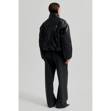 Load image into Gallery viewer, HARLOW LEATHER BOMBER JACKET
