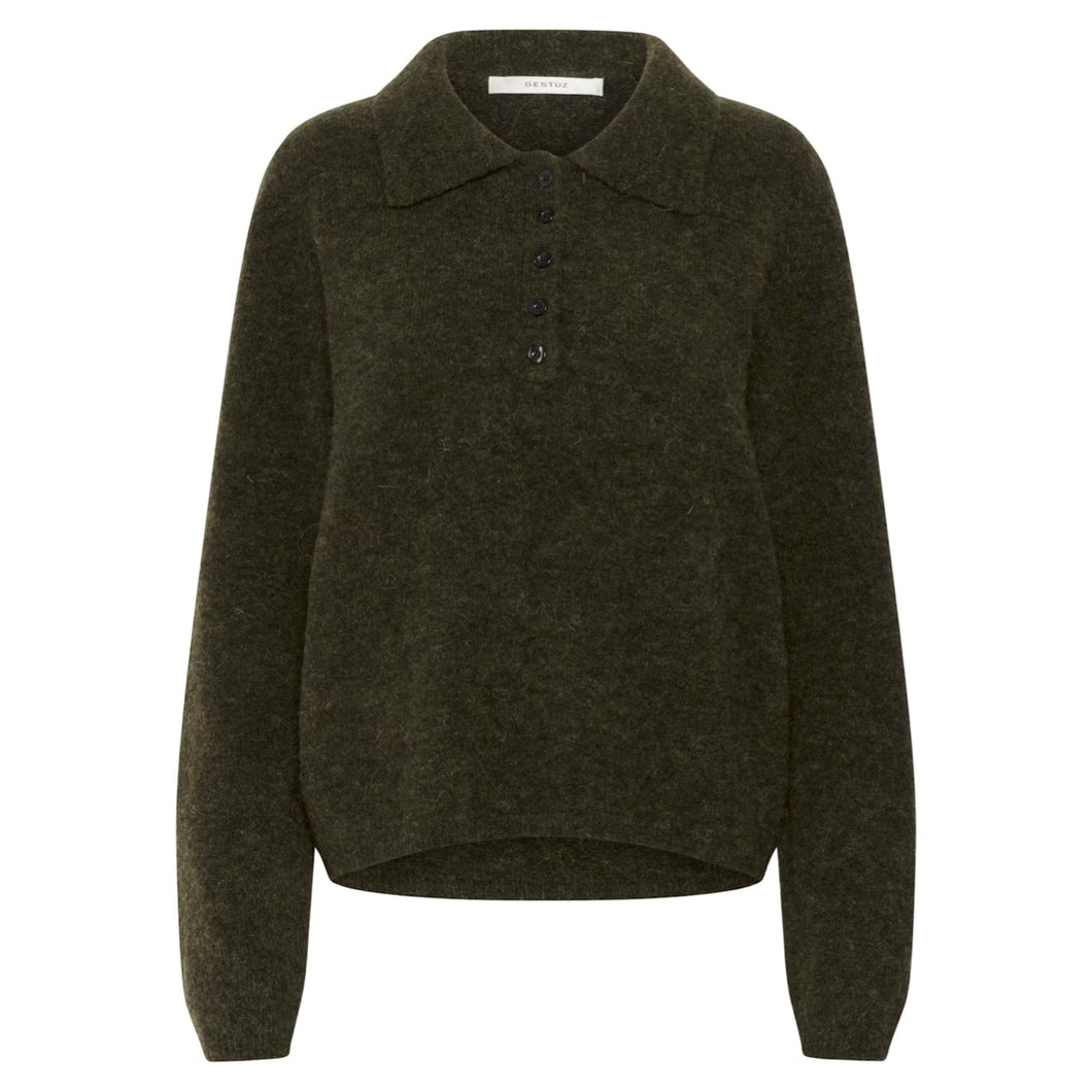 GZALPHA POLO PULLOVER