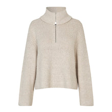 Load image into Gallery viewer, GERDA KNIT ZIP COLLAR
