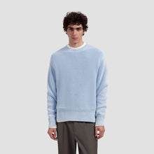 Load image into Gallery viewer, WASHED KNITTED ESSENTIAL CREW NECK
