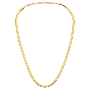 SNAKE NECKLACE GOLD PLATED