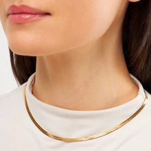 Load image into Gallery viewer, SNAKE NECKLACE GOLD PLATED
