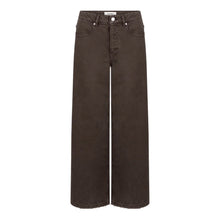 Load image into Gallery viewer, MOORE DENIM WIDE FRINGE PANTS
