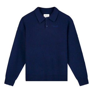 KNITTED OVERSIZED POLO