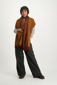 DOUBLE SCARF CAMEL CANELA 510