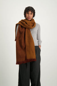 DOUBLE SCARF CAMEL CANELA 510