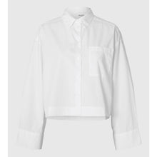 Load image into Gallery viewer, ASTHA LS CROPPED BOXY SHIRT

