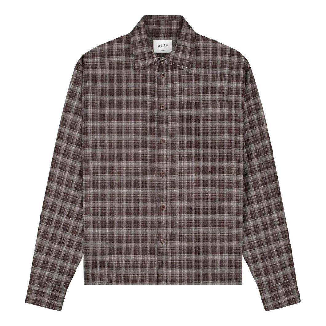 PLAID BOXY SHIRT