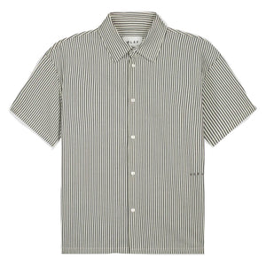 BOXY SEERSUCKER STRIPE SHIRT SS