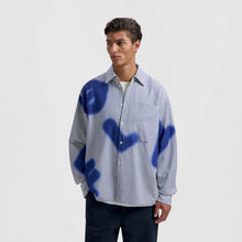 Load image into Gallery viewer, STAIN LOGO STRIPE SHIRT LS
